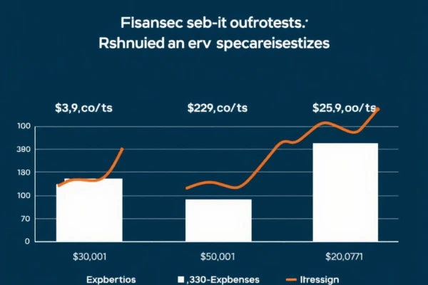 Gráficos financeiros mostrando despesas e receitas