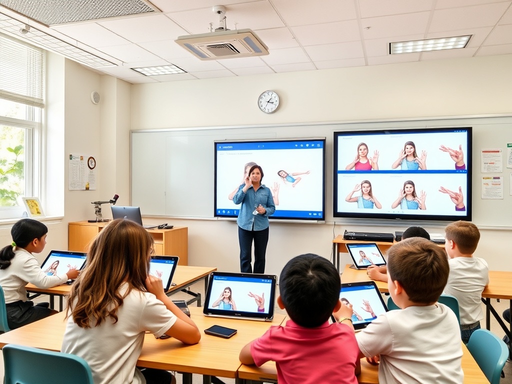 tecnologia no aprendizado da Libras